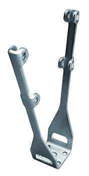 WIREX® Duohalter 2-rh V4A mit Unterflugschutz