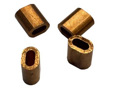 Kupferhülsen für 2,0 mm Rahmenseil