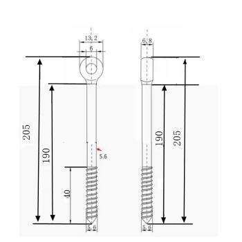 NETFIXX LowVision Schrauböse 190mm V4A