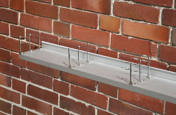 WIREX® Monohalter V4A 1-rh ohne Unterflugschutz