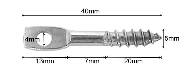 Lochschrauben Edelstahl